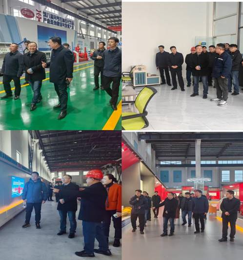 說明: 學院領導深入企業參觀交流